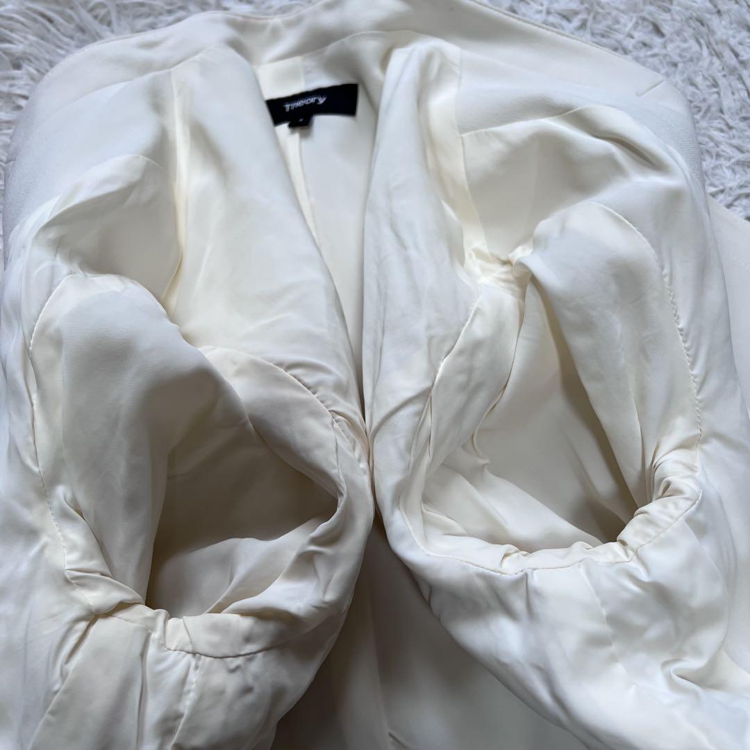 未使用品級 セオリー CLEAN BLAZER ノーカラージャケット 4 近年