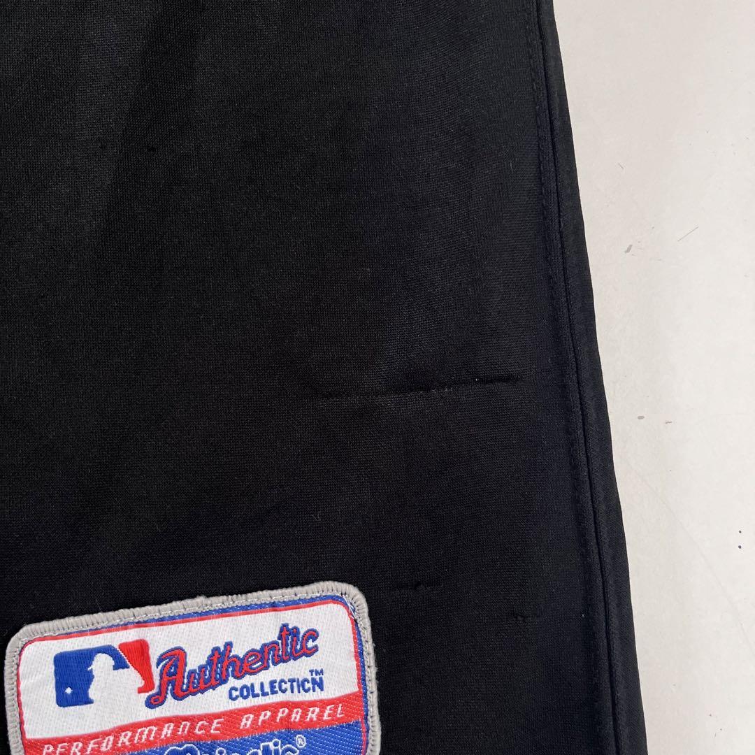 MLB ヤンキース ベースボールシャツ XL相当 ブラック オーセンティック