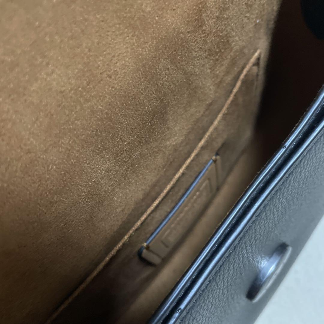 COACH モーガン サドルバッグ　ブラックレザー ショルダーバッグ