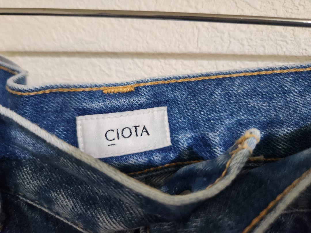 CIOTA シオタ ストレートデニム ミディアムブルー