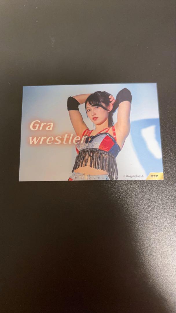 女子プロレス　マリーゴールド　直筆サイン入りカード　咲村良子　トレカ 女子プロレス マリーゴールド 直筆サイン入りカード 咲村良子