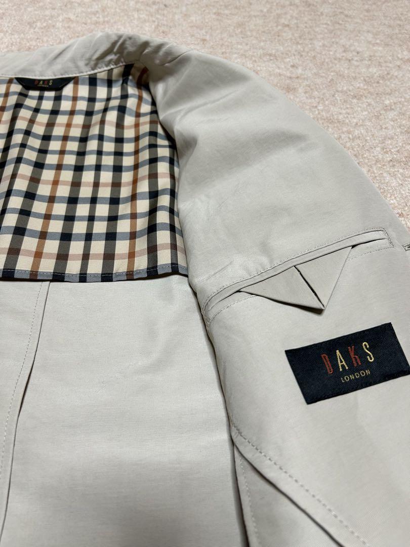 【未使用タグ付き】ダックス(DAKS)ジャケット　色:ベージュ　Sサイズ