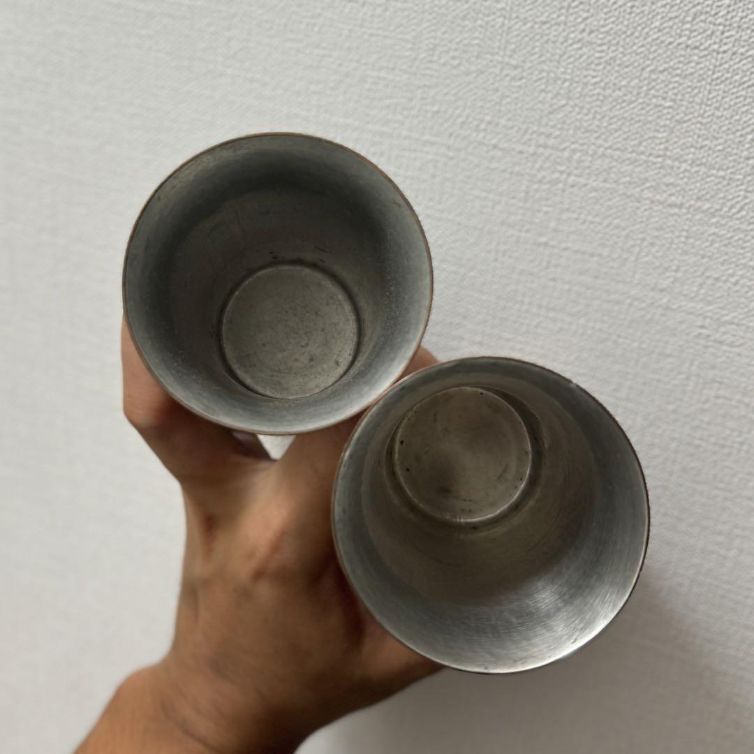 無形文化財 鎚起銅器 【玉川堂】ビールカップペア - メルカリ
