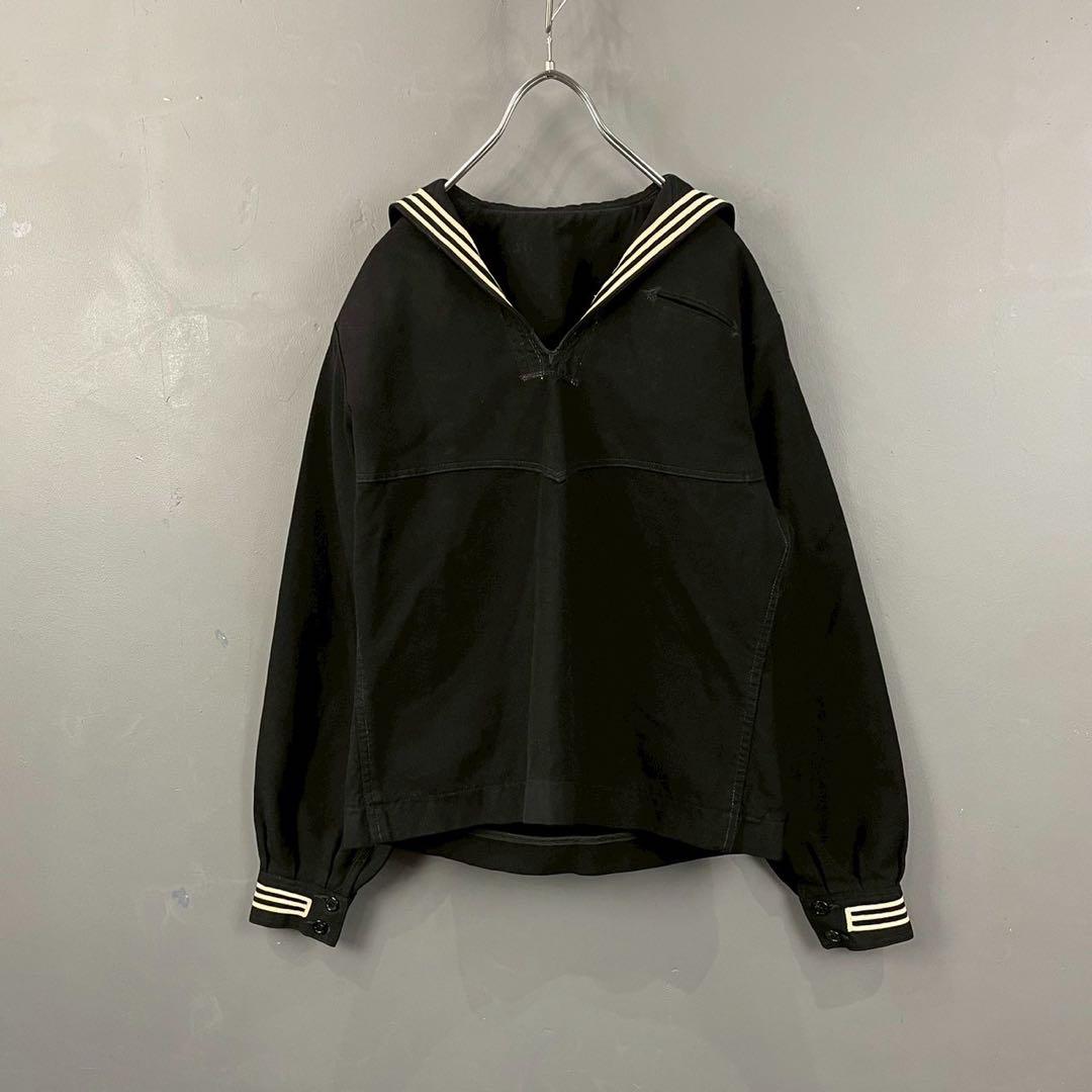 Vtg US.NAVY Sailor Shirt 米軍 海軍 セーラーシャツ