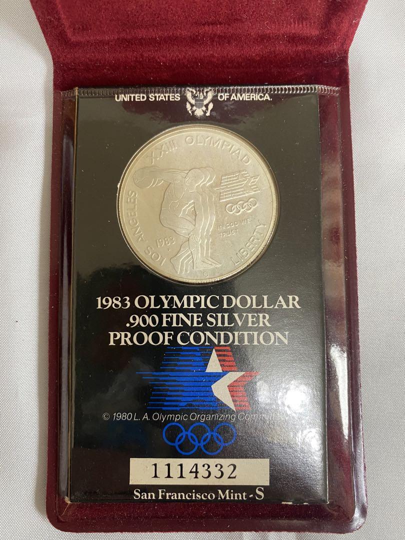 1983年 ロサンゼルスオリンピック記念銀貨オンライン