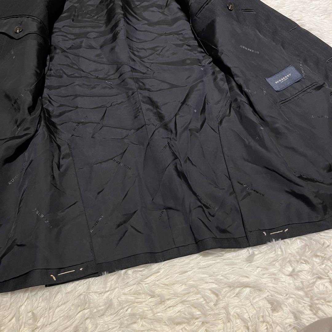 美品 BURBERRY LONDON ブラック スーツ セットアップ A3