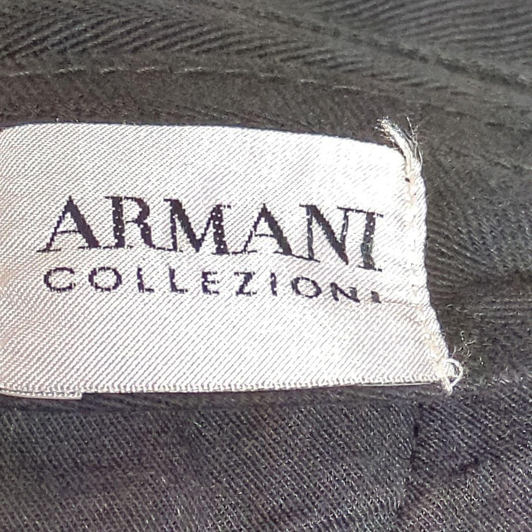 ARMANI COLLEZIONI　チノパン　スラックス　パンツ　ボトムス　黒