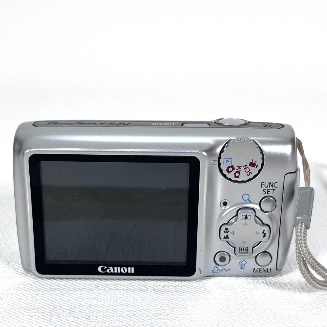 単三電池使用 動作確認済 Canon PowerShot A470 平成レトロ