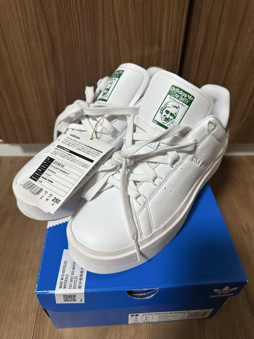 アディダス　スタンスミス　スニーカー　厚底　25センチ　adidas
