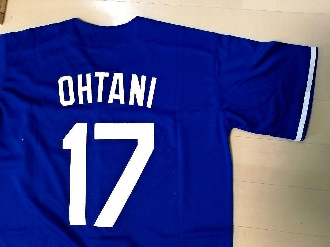 【いよいよ開幕3/18】大谷翔平 L ドジャース 青 ノーブランド ユニフォーム