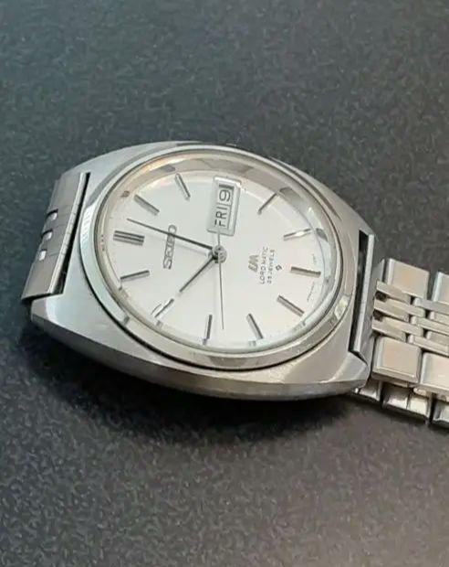 【美品】SEIKO LM 自動巻き 腕時計 シルバー フルオリジナル