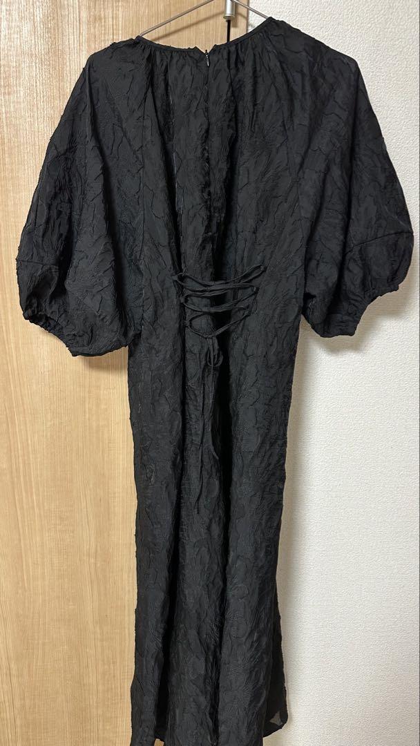 JUMELLE jacquard dress ブラック