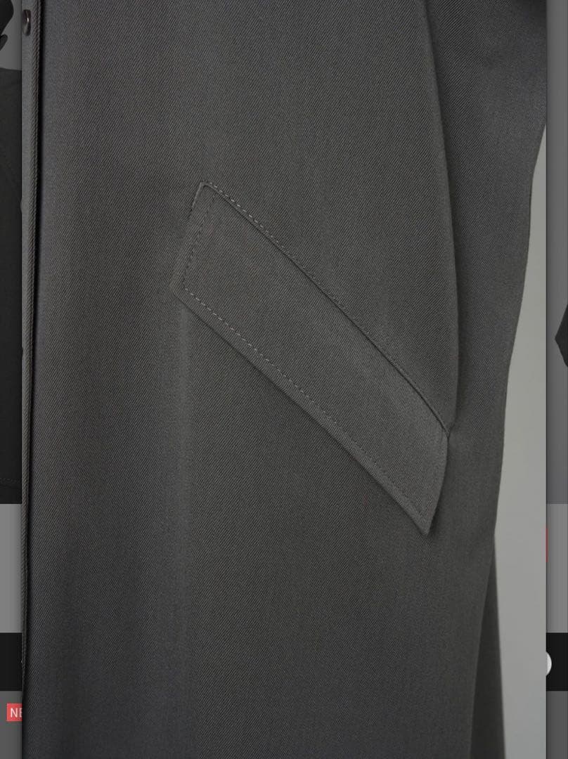 未使用新品★uncrave WHITE ギャバジン トレンチコート ネイビー 未使用新品★uncrave WHITE ギャバジン トレンチコート ネイビー