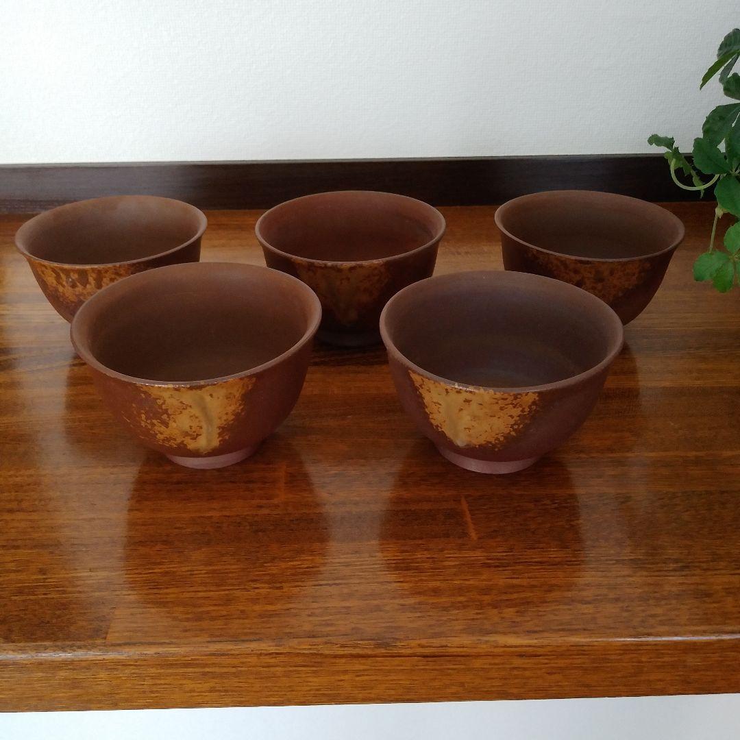 【茶道具】備前焼 山本出作 茶碗 茶道具】備前焼 山本出作 茶碗