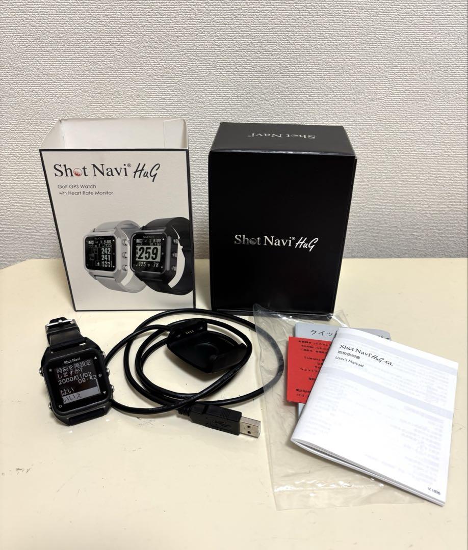 Shot Navi HuG GPS ゴルフ　GPS ウォッチ　jal機内販売 Shot Navi HuG GPS ゴルフ GPS ウォッチ jal機内販売 ラウンド
