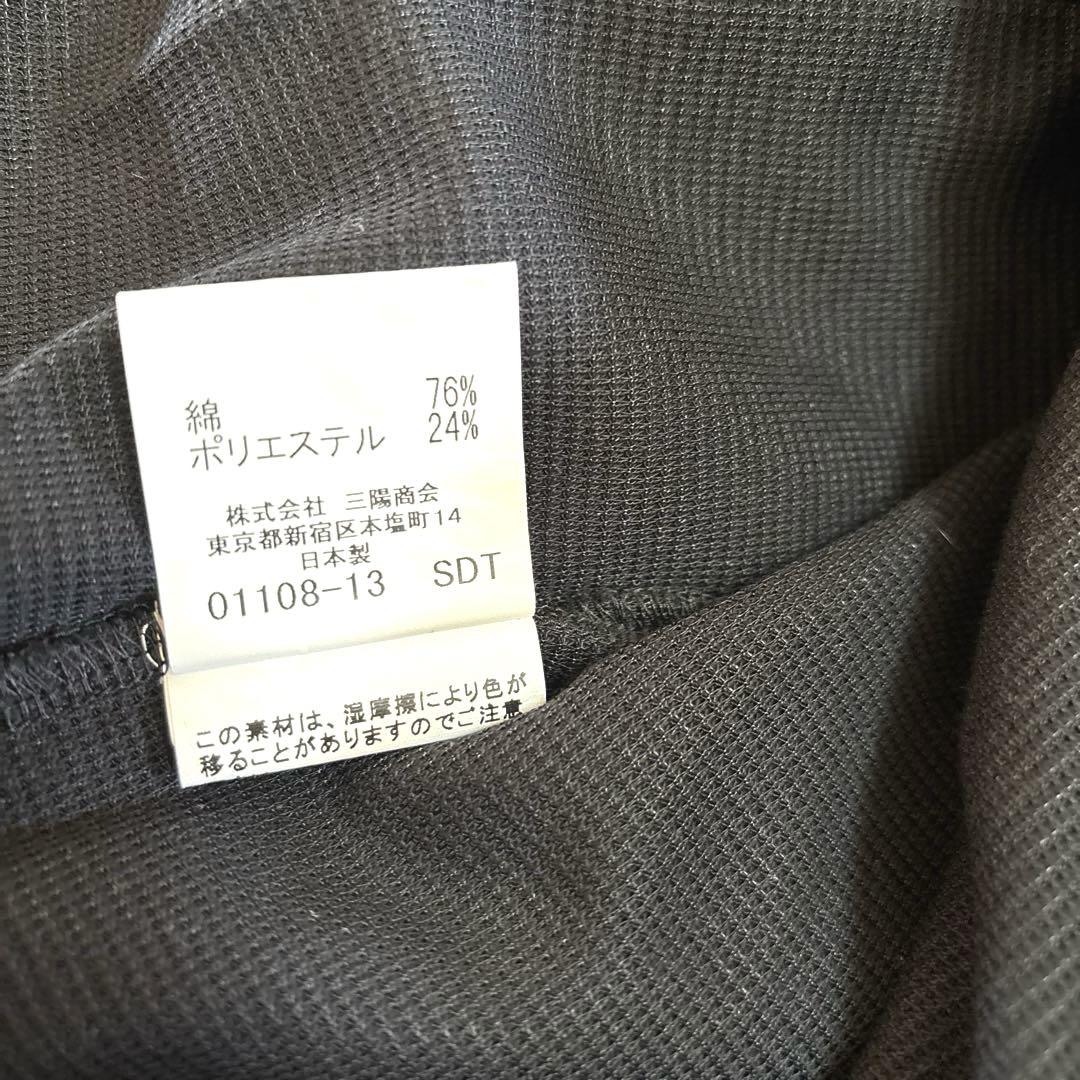 新品　バーバリーBURBERRYGOLFブラック 半袖ポロシャツ チェック襟