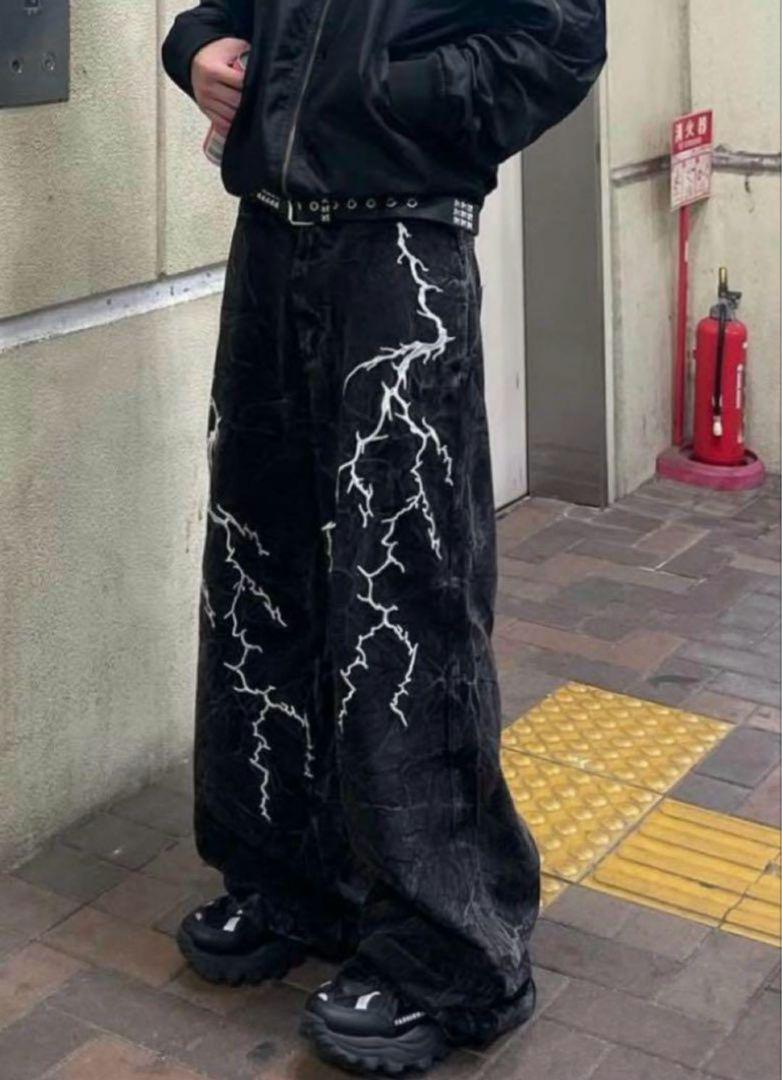 00s Archive Thunder denim pants y2k