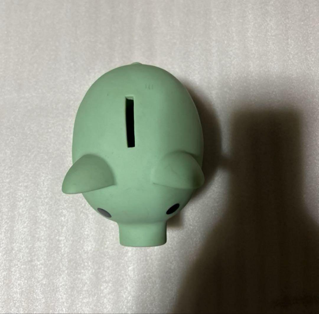 ピングー ブタ 貯金箱 緑 PINGU Bank ピングー ブタ 貯金箱 緑 PINGU Bank