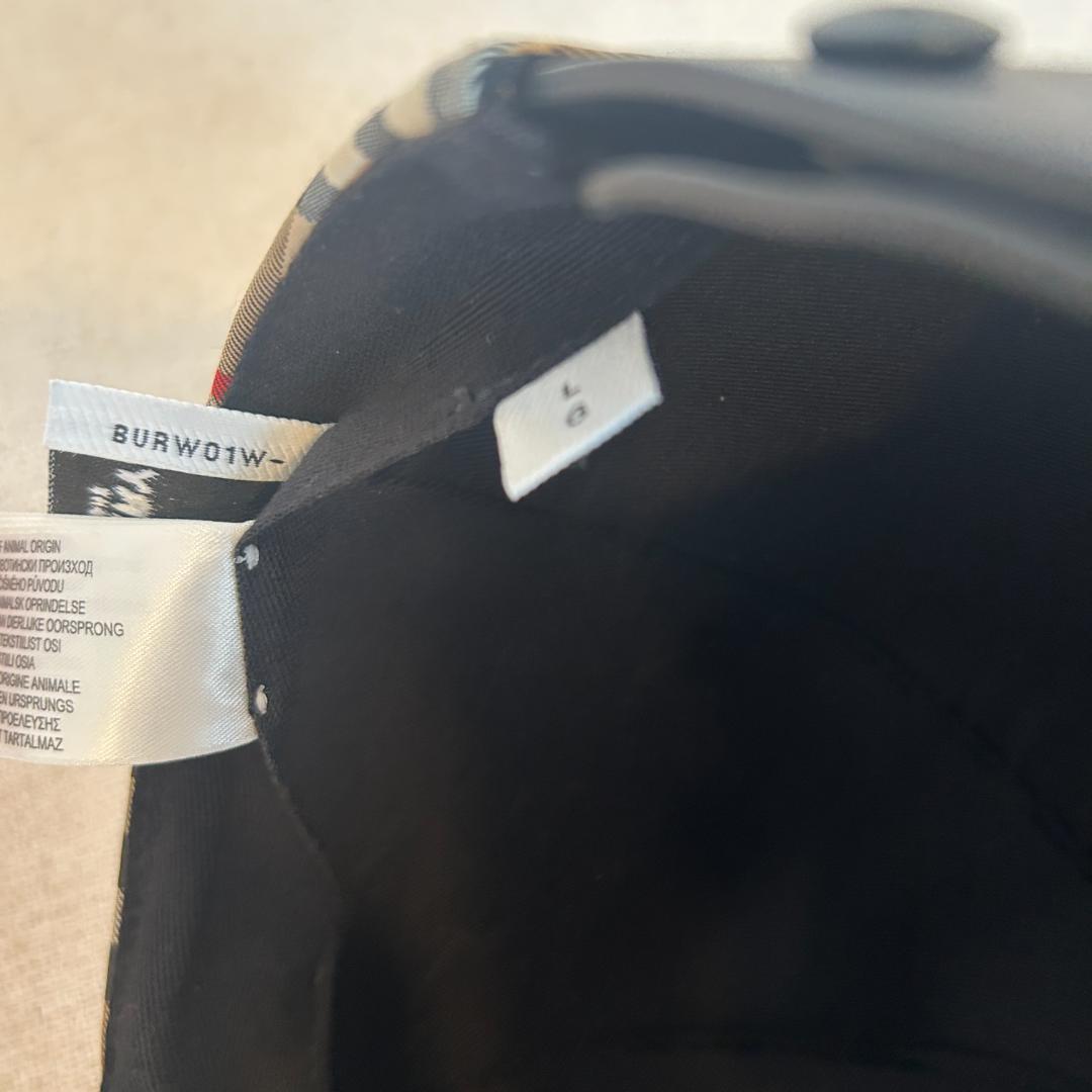 BURBERRY バーバリー キャップ Lサイズ　チェック柄