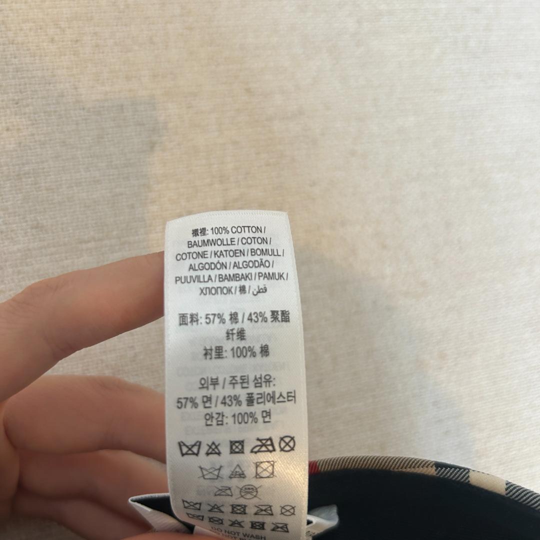 BURBERRY バーバリー キャップ Lサイズ　チェック柄
