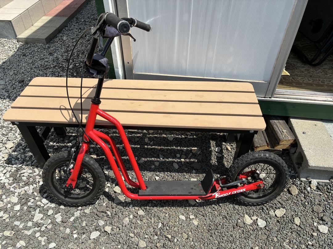 バギークロス　キックスクーター　buggy cross 赤　走行問題なし！