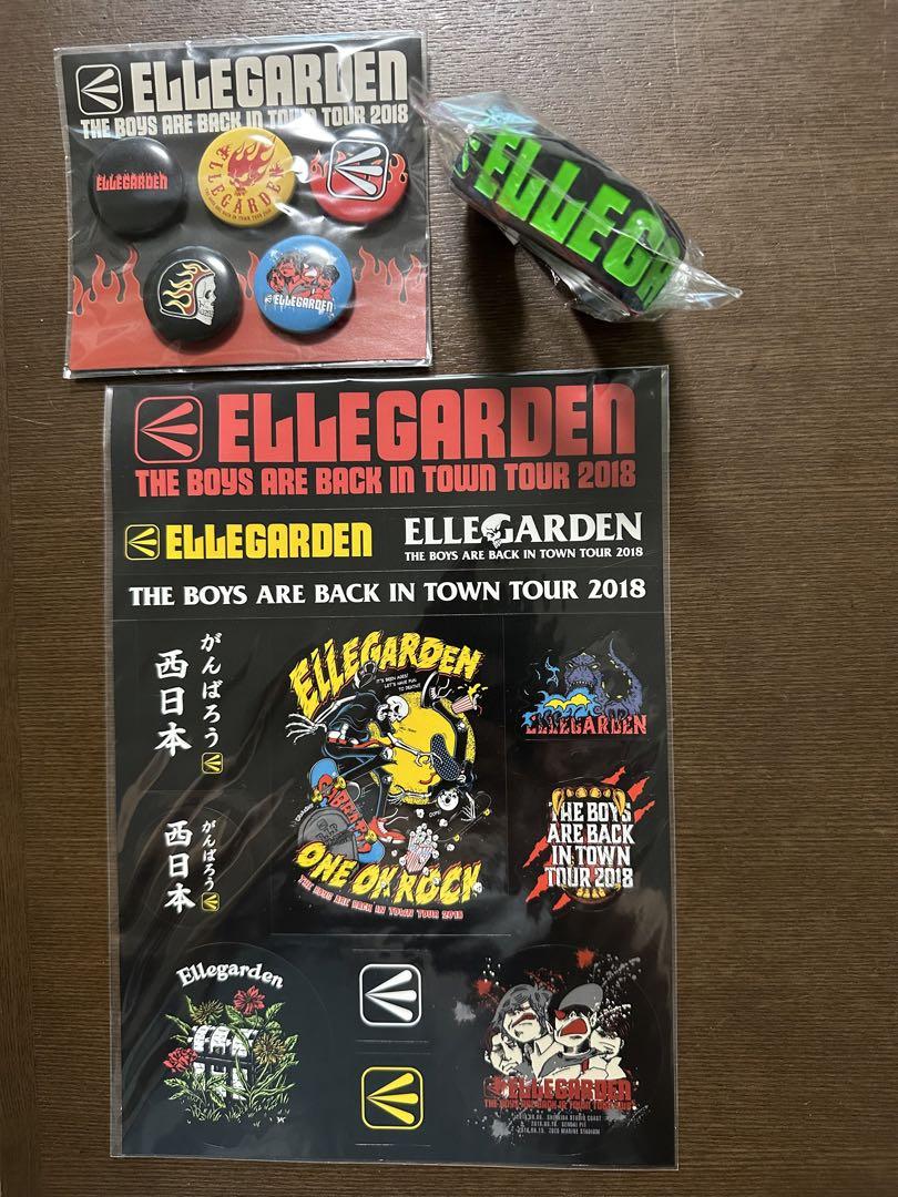 ELLEGARDEN ステッカー・缶バッジ・ラバーバンドセット