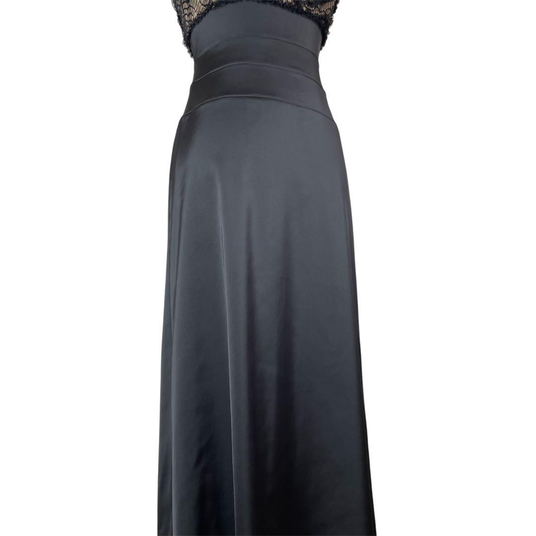 【サンライズ】TADASHI SHOJI ロングドレス レース 黒 2