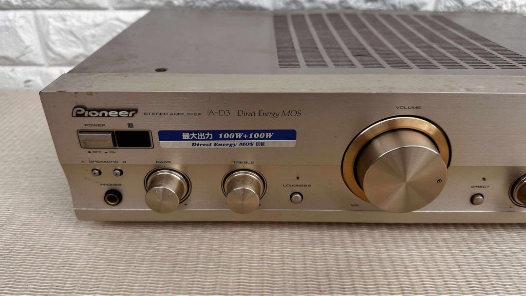 美品 Pioneer パイオニア A-D3 プリメインアンプ A-D3｜Pioneer ステレオプリメインアンプ ｜中古品｜修理販売