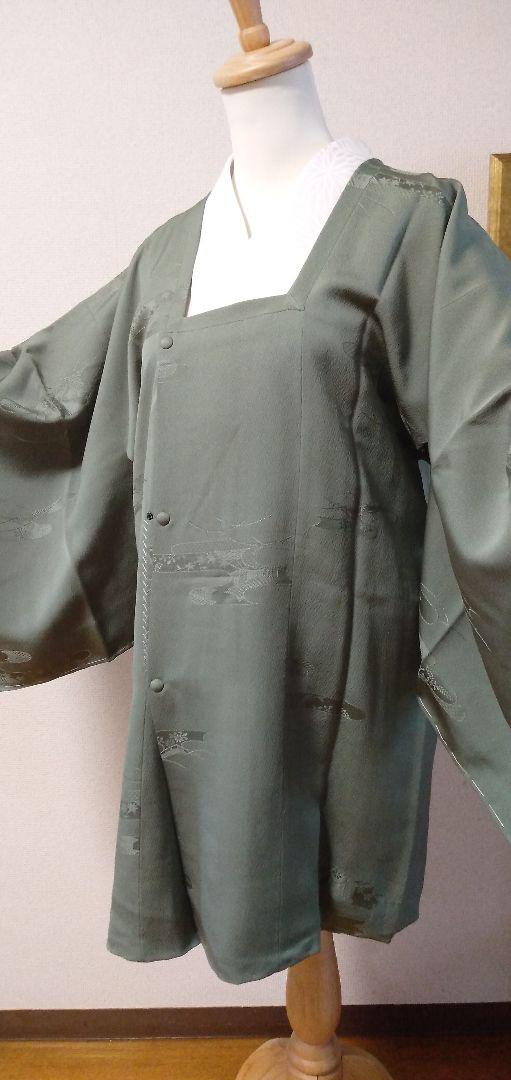 きもののやまと謹製 道行モスグリーン未使用品 画像1