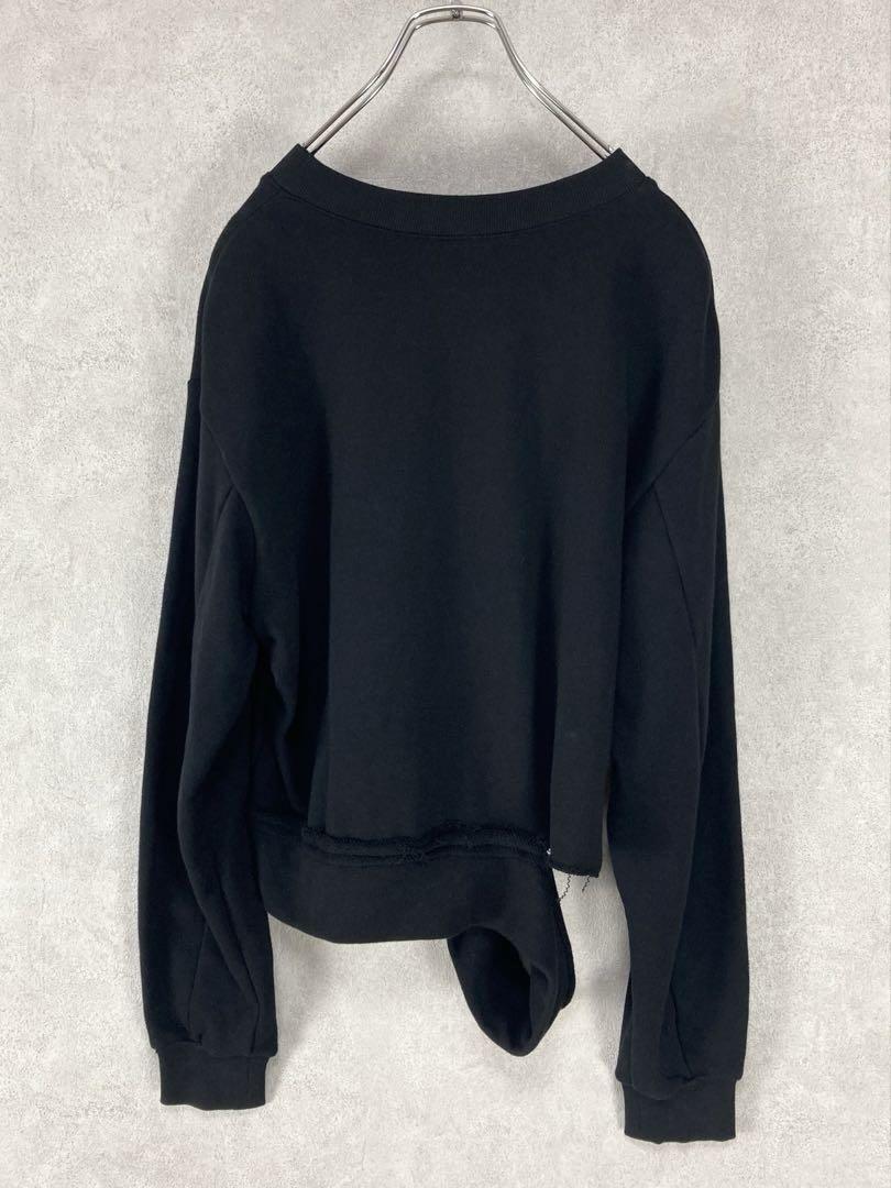 Y´s SOFT FRENCH TERRY CROPPED SWEATSHIRT