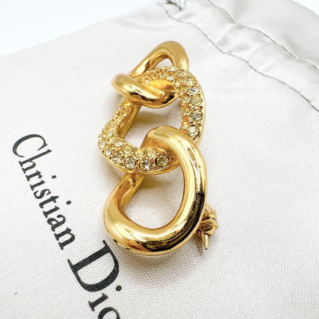 2528極美品✨Dior ブローチ CD ロゴ 希少 刻印 - メルカリ
