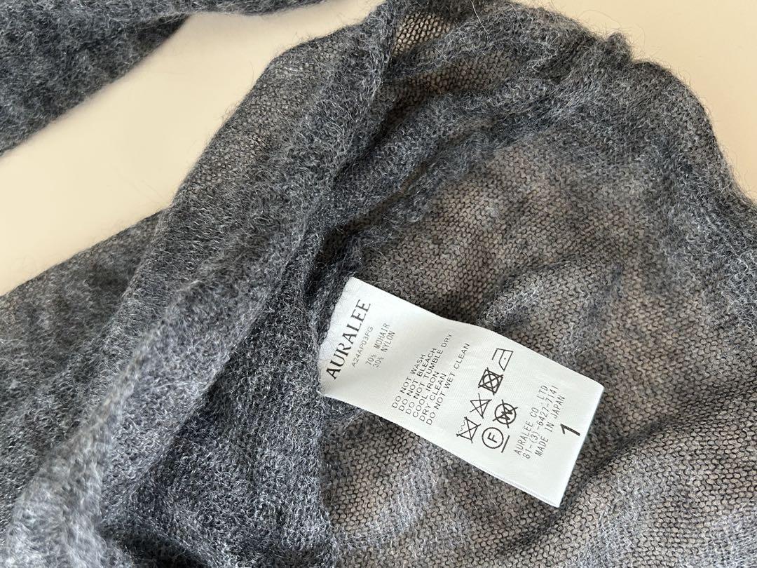 2024AW 試着のみ　オーラリー　薄手ニット