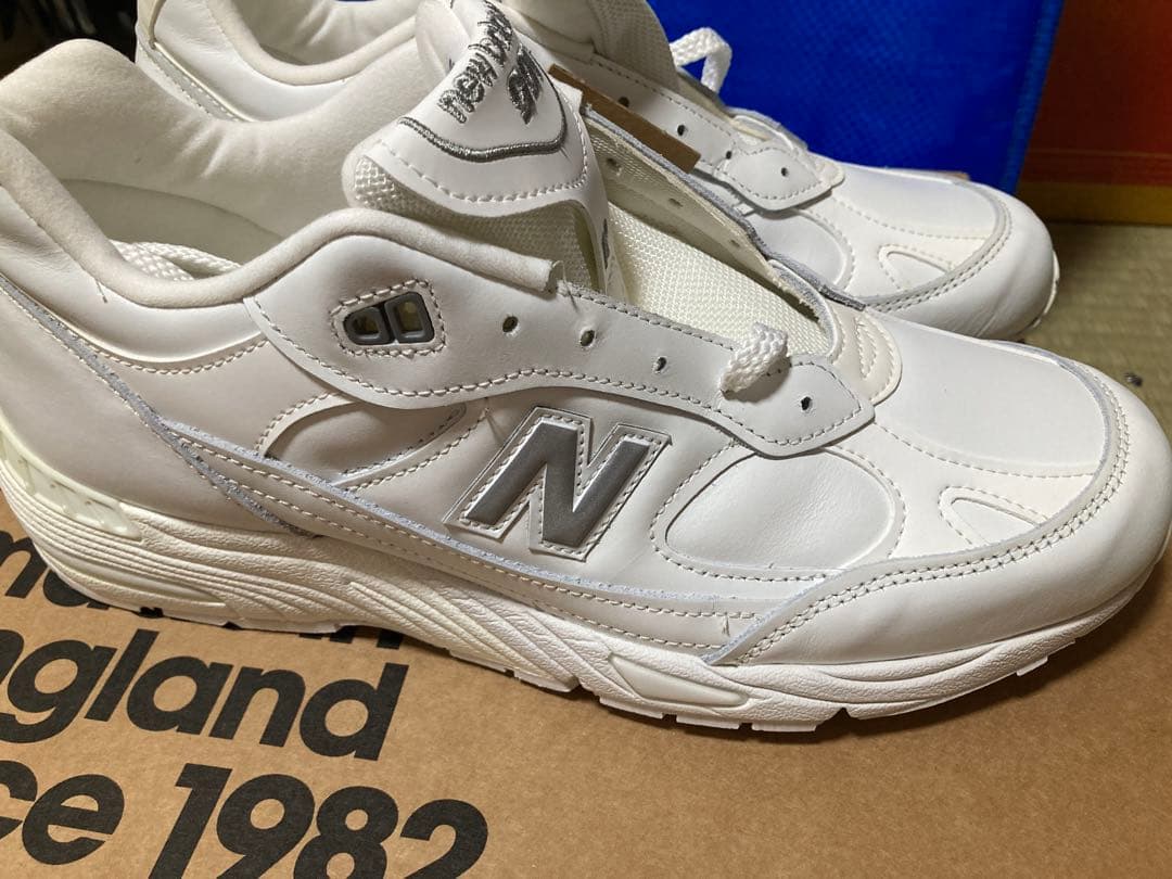 New Balance 991 ホワイト スニーカー 27cm27cm new balance