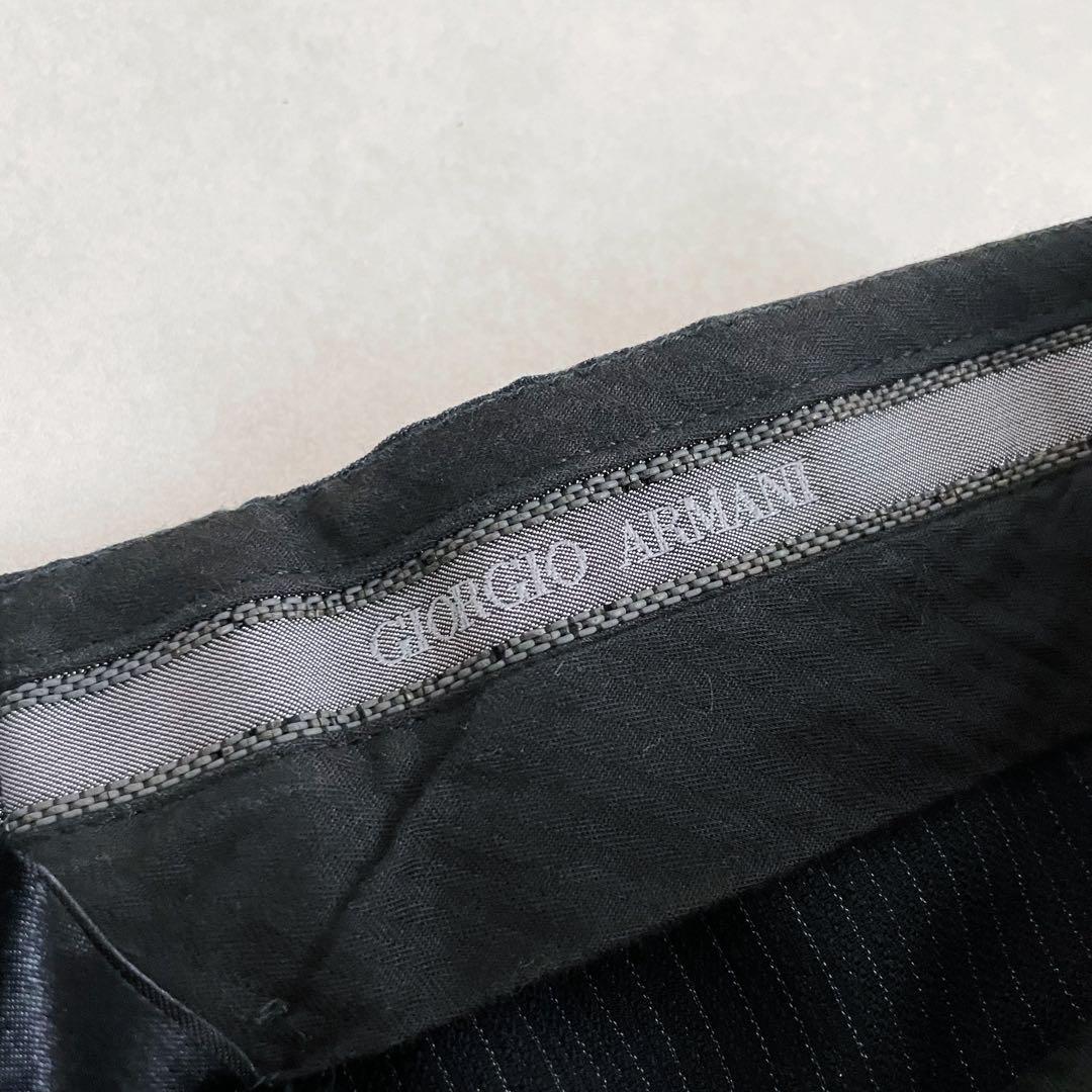 【GIORGIO ARMANI】 2B シングル セットアップ 黒タグ