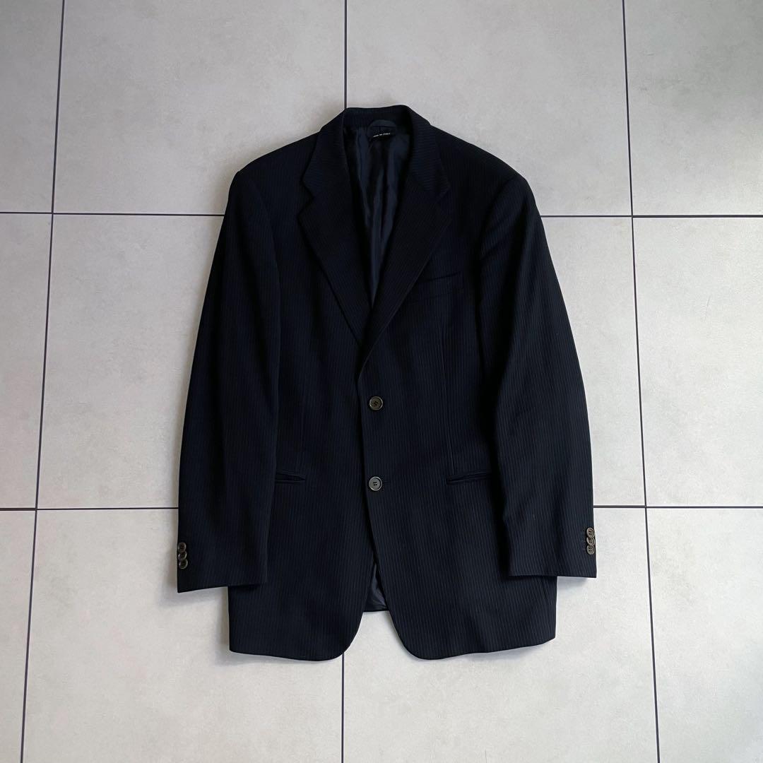 【GIORGIO ARMANI】 2B シングル セットアップ 黒タグ