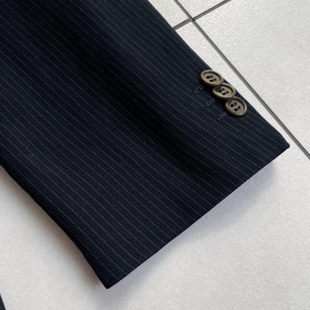 【GIORGIO ARMANI】 2B シングル セットアップ 黒タグ