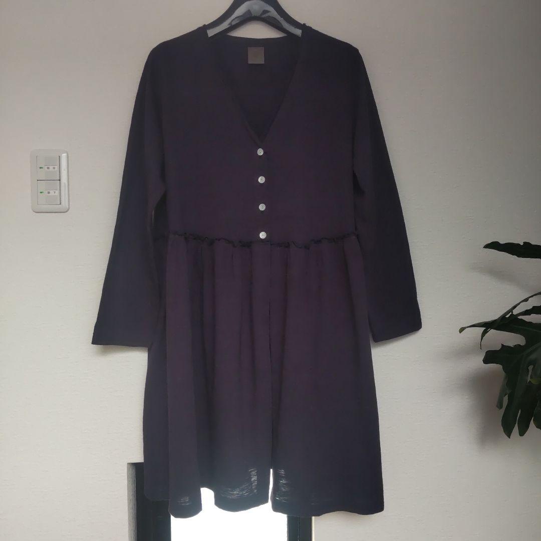 未使用品　バスコ　チュニック　ネイビー　FREE　Size