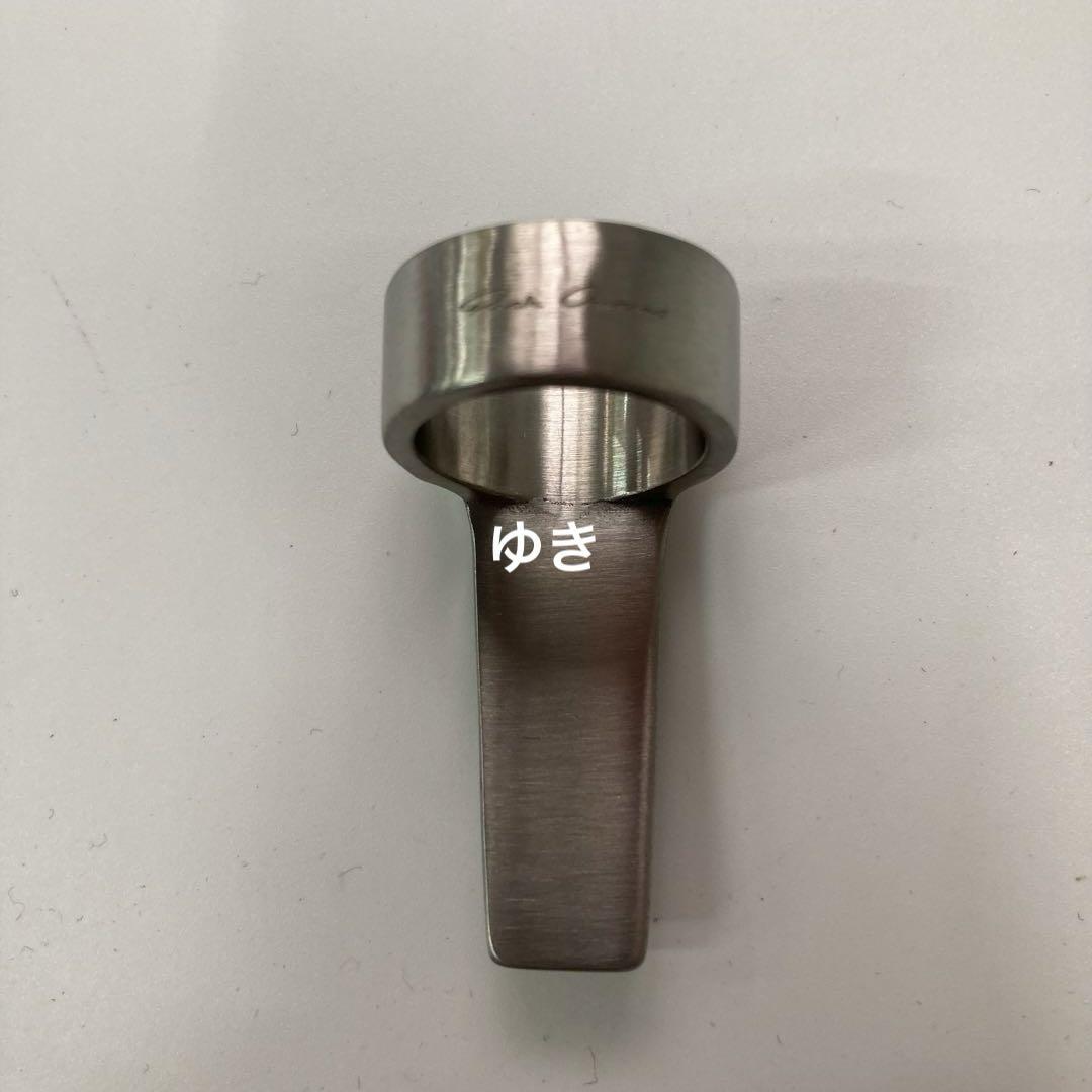 【関税込み】Rick Owens ゴールド Open Trunk リング RICK OWENS MEN OPEN TRUNK RING PALLADIO SS24 | DOSHABURI