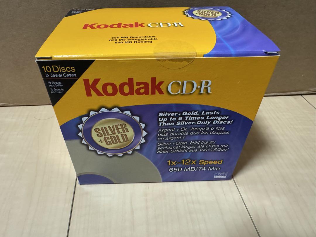 アパレル通販サイトランキング Kodak CD-R メルカリ - 10箱セット 未開封 10枚入り SILVER+GOLD その他