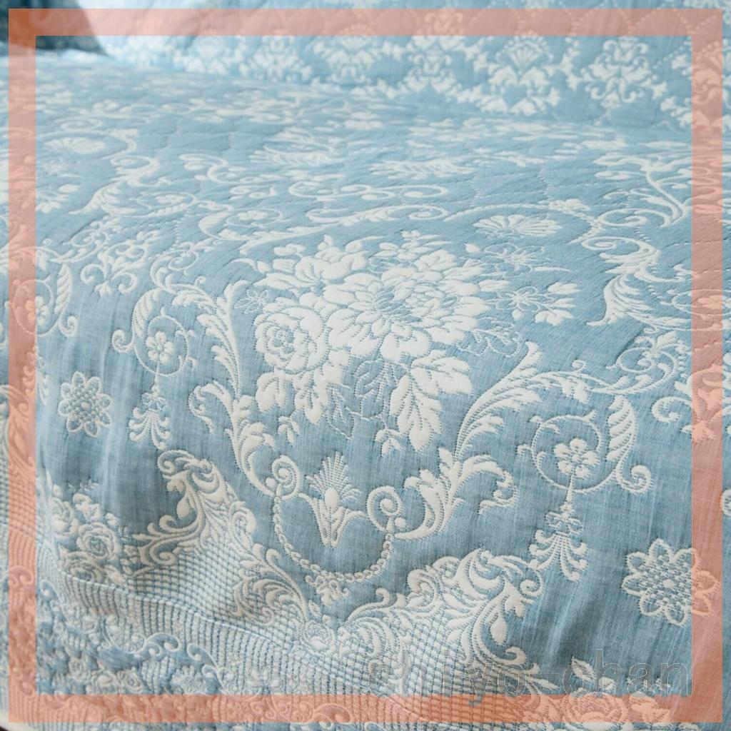 ジャガード織マルチカバー <190×240cm>スワトウブルー