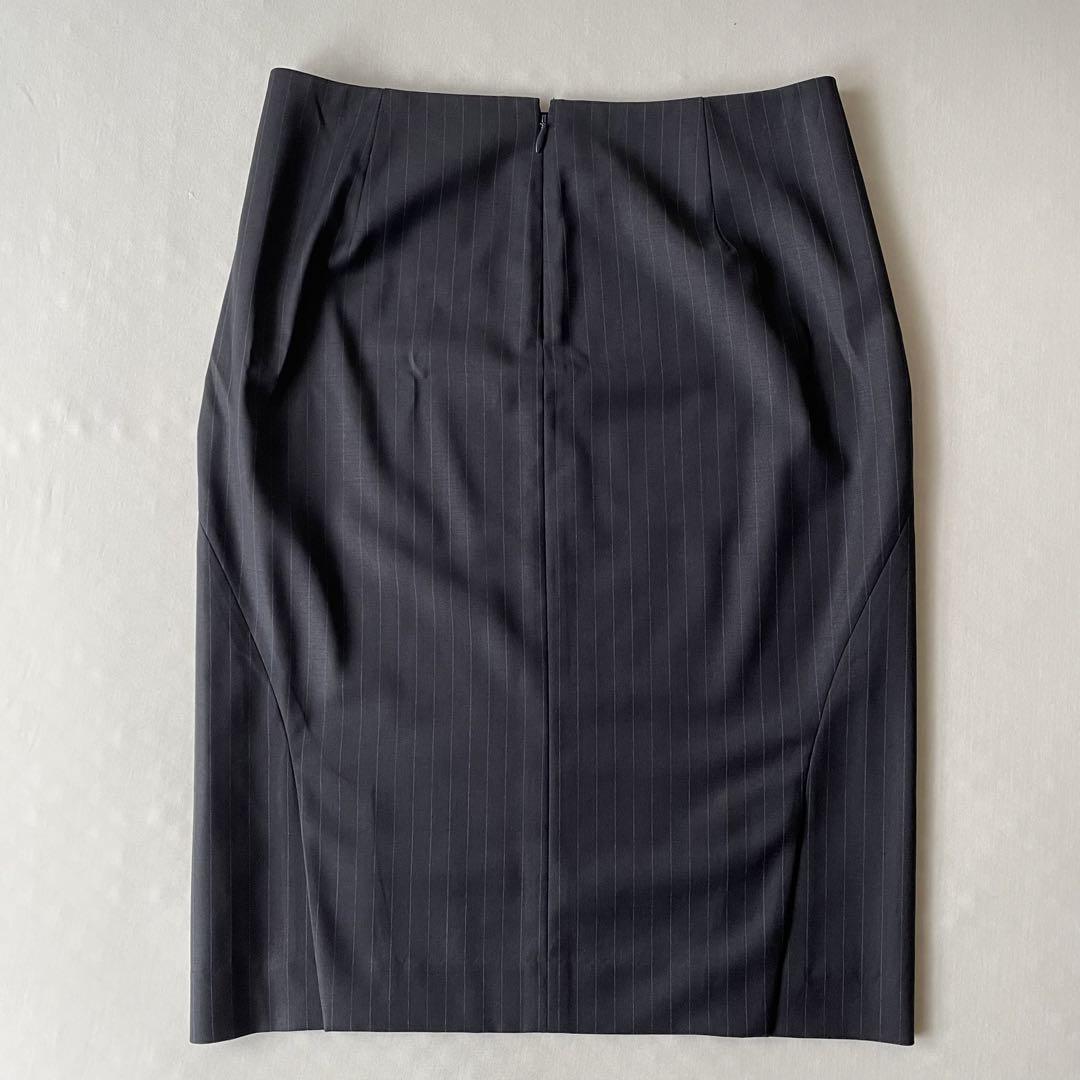 美品 Theory パンツスーツ スカート3点セット ストレッチあり 濃紺