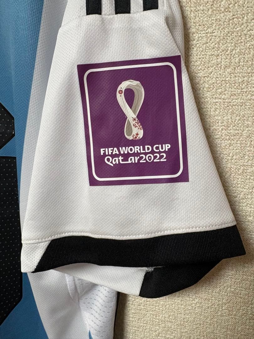 【タグ付き】メッシ MESSI 10 アルゼンチン代表 W杯フルパッチ 2XL タグ付き】メッシ MESSI 10 アルゼンチン代表 W杯フルパッチ 2XL