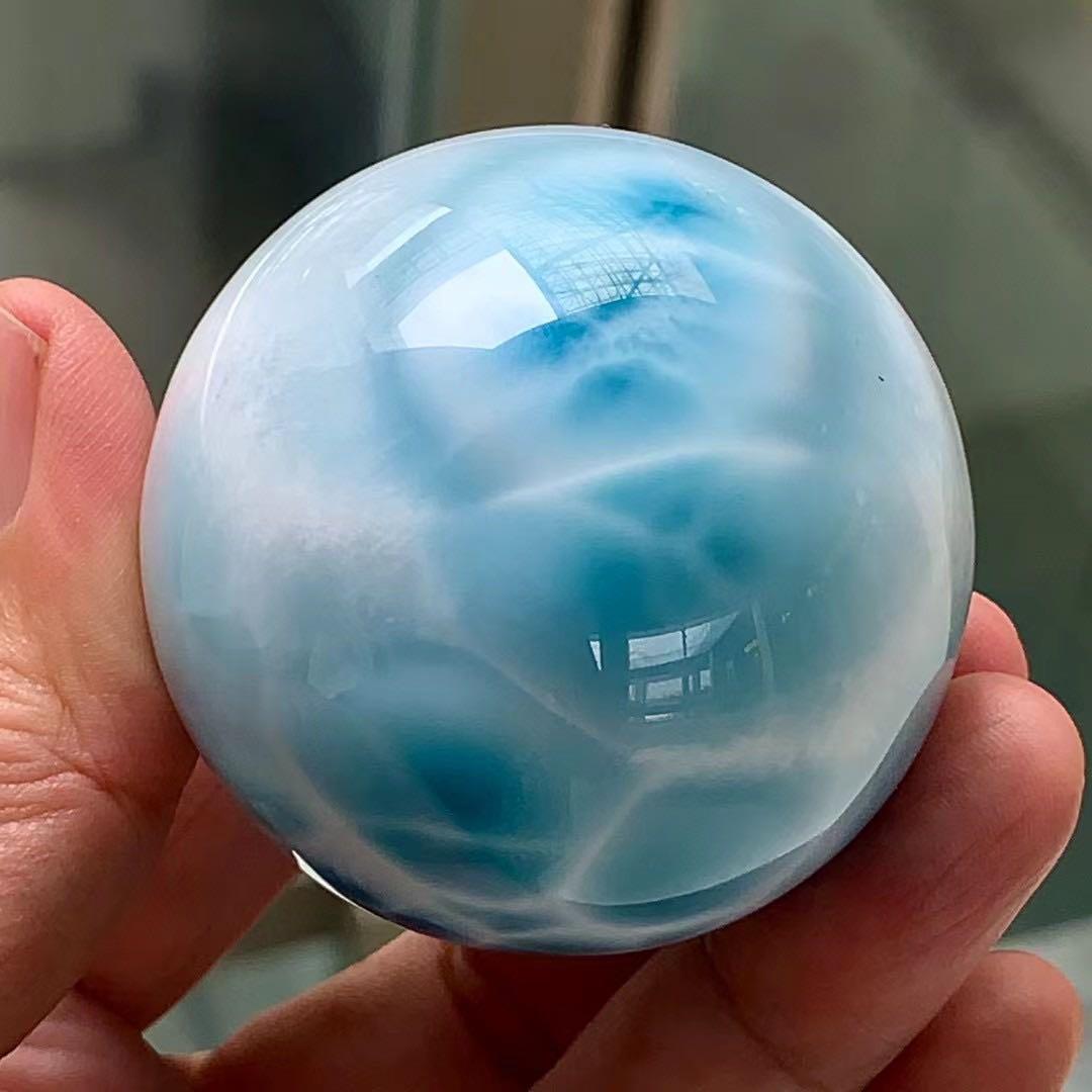 天然無処理　ラリマー スフィア 179.8g