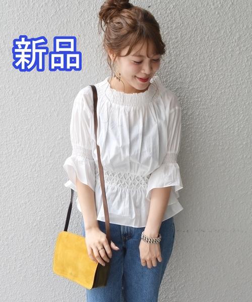 Prefer SHIPS:バックレースアップブラウス 5,600円