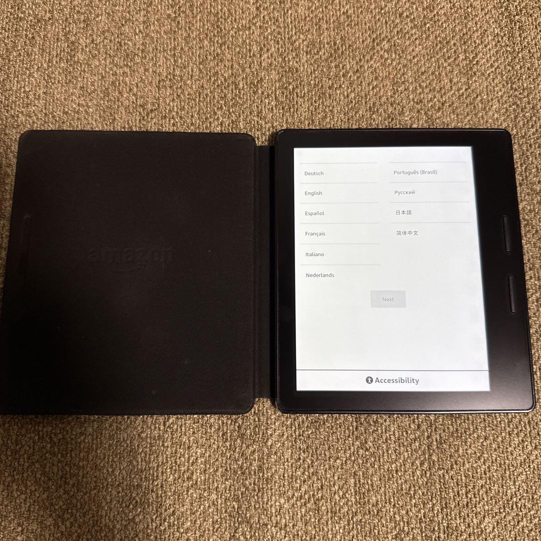 Kindle Oasis 第8世代 4GB wifi 広告なし 純正カバー付き