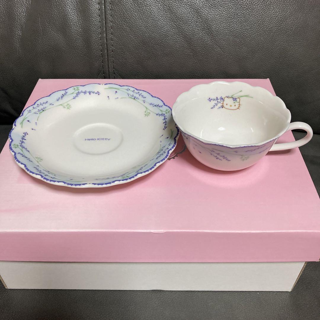 希少レア 花言葉キティ ハローキティ カップ&ソーサー 5客セット 箱 