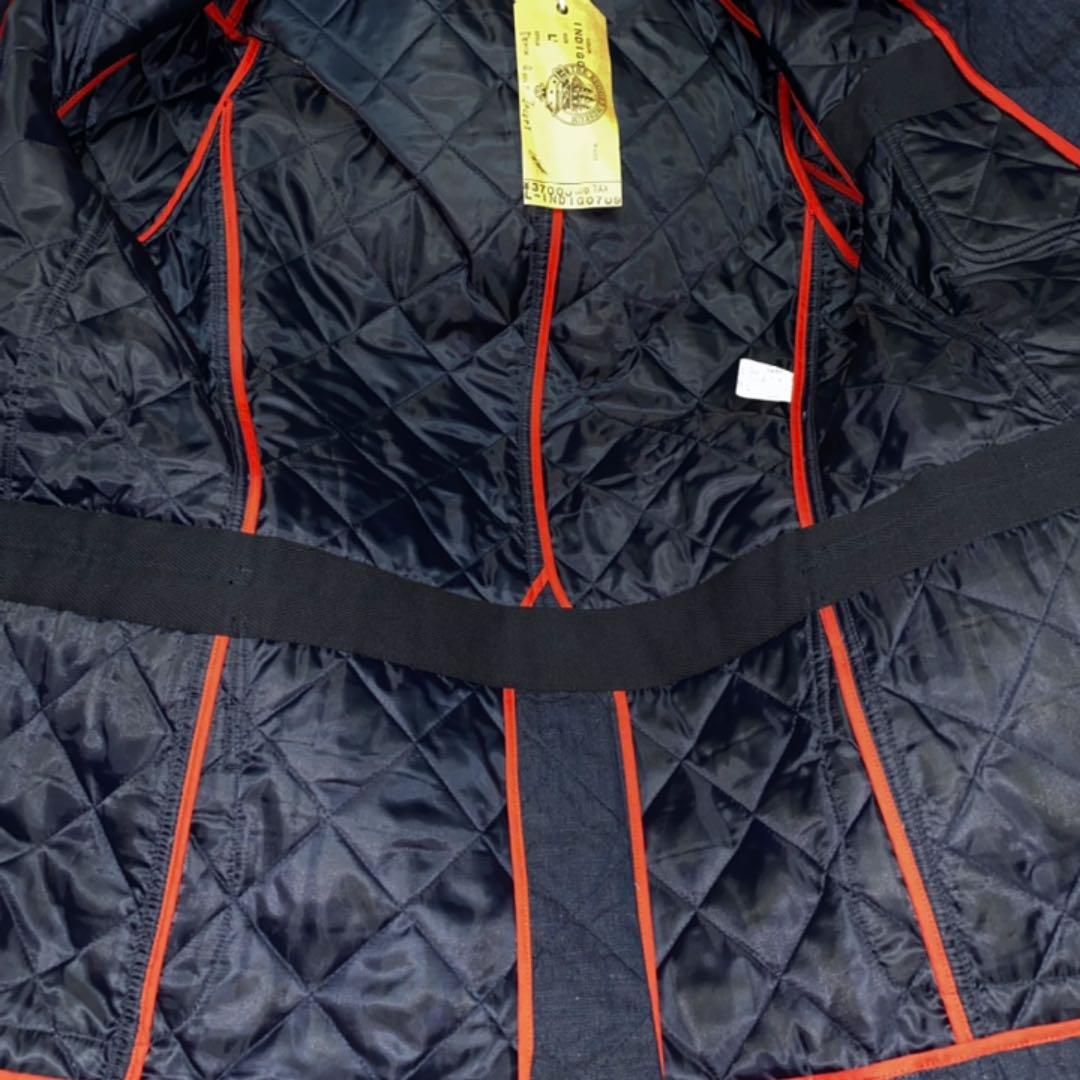 THE デニムキルトジャケット sizeL 日本製 3Ww91-m77882930378 RUGGED MUSEUM 得価最安値