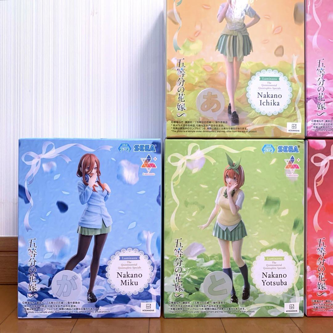 五等分の花嫁∽ Luminasta 一花　二乃　三玖　四葉　五月　「ありがとう」 五等分の花嫁∽ Luminasta 一花 二乃 三玖 四葉 五月