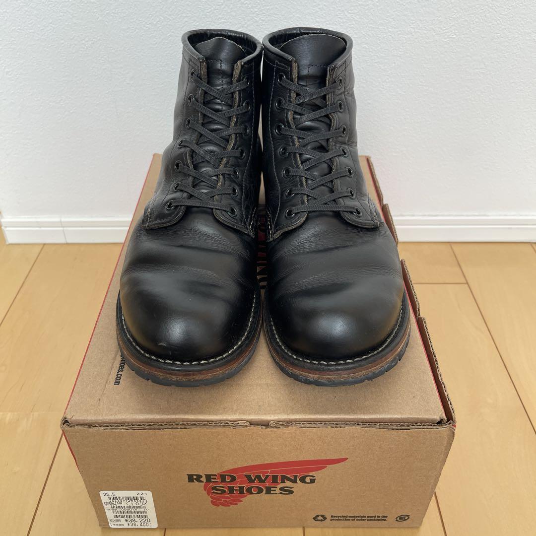 RED WING SHOES ブラック ワークブーツ 9014 D