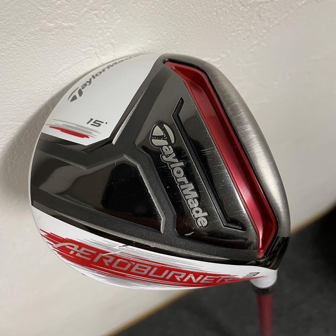 値下げしました】テーラーメイド エアロバーナー 3W 15° S 純正